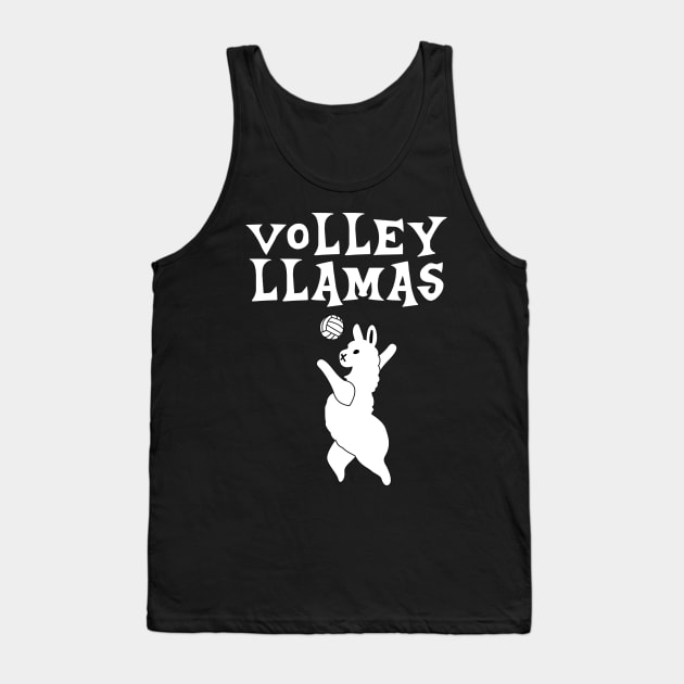 Volley Llamas Funny T-shirt For Boys Girls Tank Top by Dunnhlpp